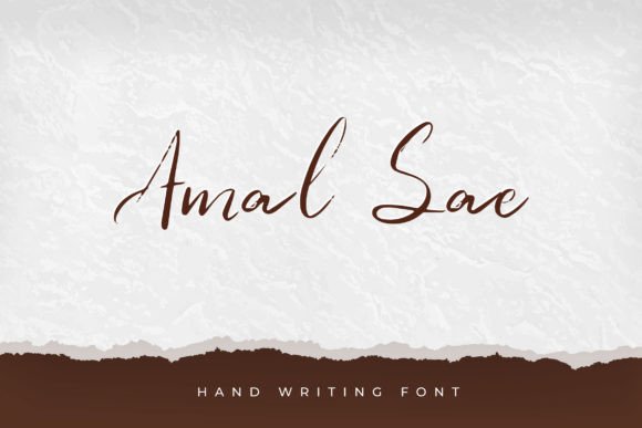 Amal Sae: A Dazzling Script Font for Web Headers