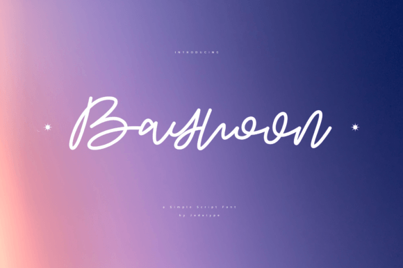 Bayhoon Font for Web Design