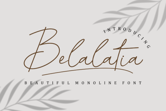 Belalatia: Elegant Script Font for Creators