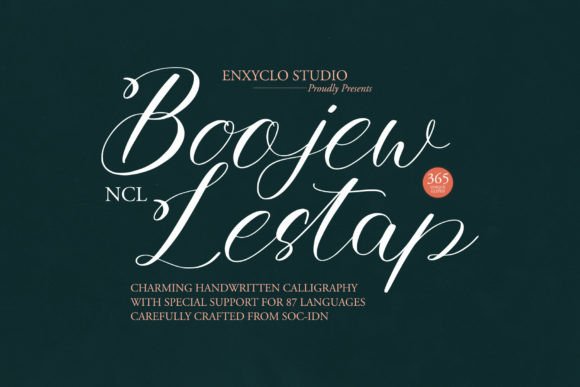 Boojew Lestap Font for Creative Campaigns