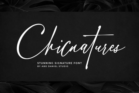 Chicnatures Font for Creative Projects