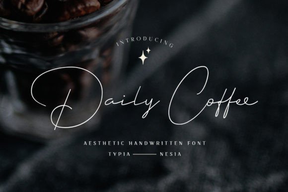 Daily Coffee Font for Creative Projects
