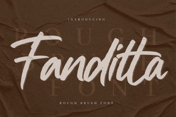 Fanditta: A Bold Brush Script for Business