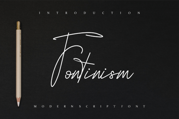 Fontinism: A Handwritten Font for Elegant Design