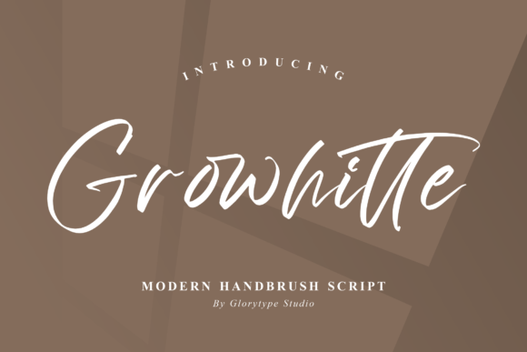 Growhitte Font for Editorial Design