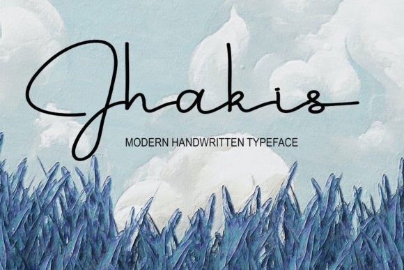Jhakis Font: Stylish Handwritten Script