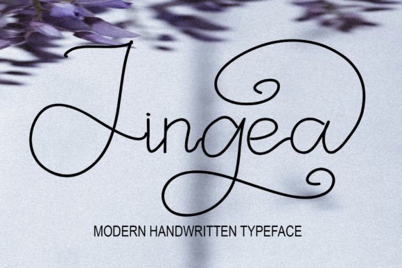 Jingea Font for Creative Makers