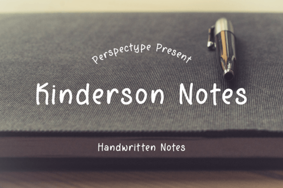 Kinderson Notes Font for Creative Projects