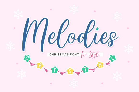 Melodies Crystal Font for Creative Campaigns