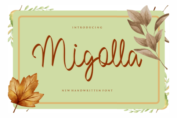 Migolla: A Handwritten Font for Creative Projects