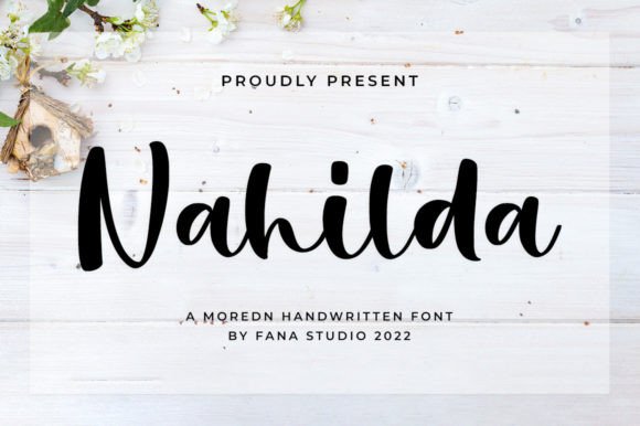 Nahilda: The Elegant Script Font for Handmade Brands
