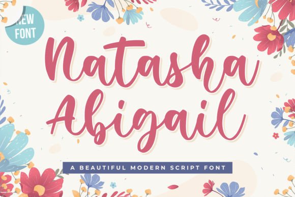 Natasha Abigail Font for Creative Projects