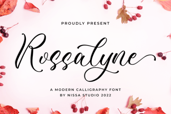Rossalyne: A Delicate Script Font