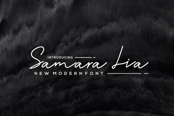 Samara Lia Font for Business Branding