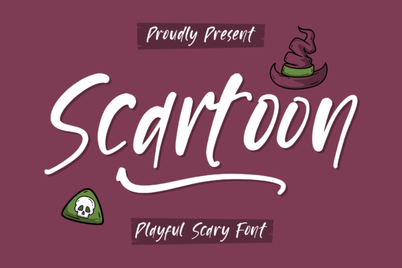 Scartoon: Playful Scary Handwritten Font