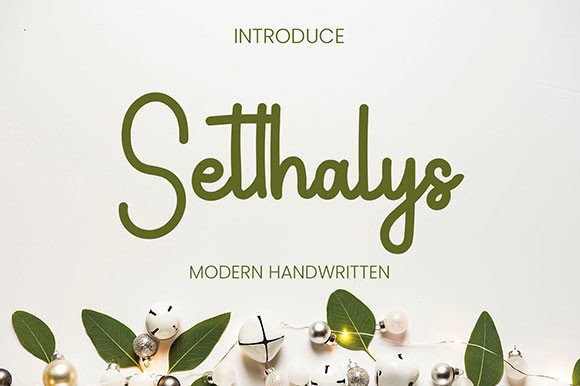 Setthalys Font for Creative Makers
