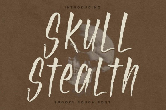 Skull Stealth Font for Bold Design