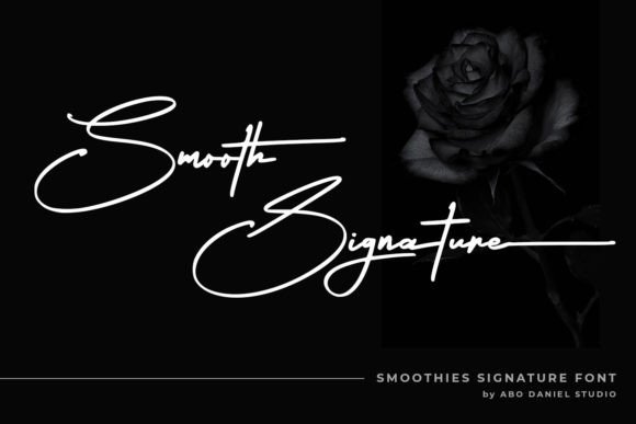 Smooth Signature Font for Business Branding