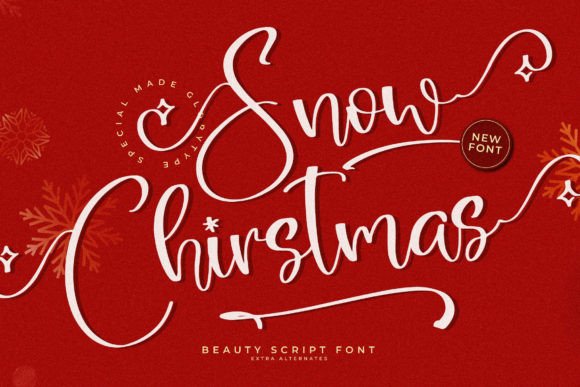 Snow Chirstmas Font for Creative Campaigns