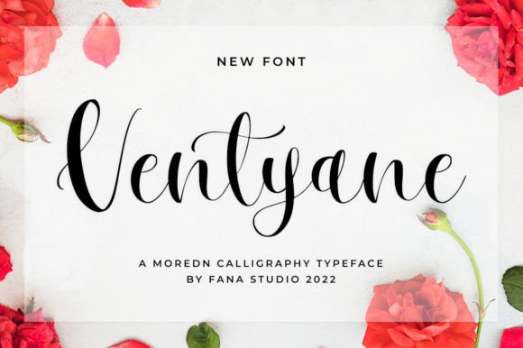 Ventyane: A Modern Script Typeface for Elegant Branding