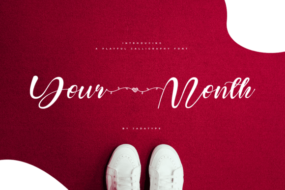 Your Month Font for Creative Projects
